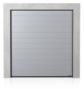 Промислові секційні ворота із панелей з високим рельєфом (W)