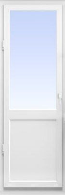 одностулкові балконні двері з імпостом і сендвіч панелю купити