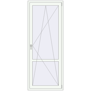 Купити Балконні двері 850x2150 мм REHAU Euro 70