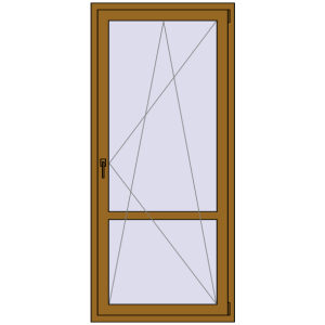 Купити Балконні двері 900x2000 мм REHAU Euro 60