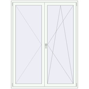 Купити Балконні двері 1700x2200 мм REHAU Euro 70