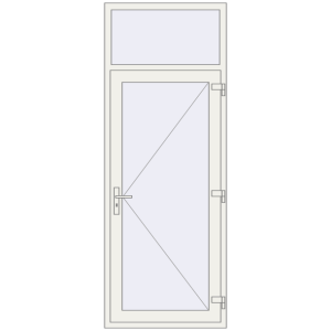 Купити Вхідні двері 900x2400 мм REHAU Euro-Design 60