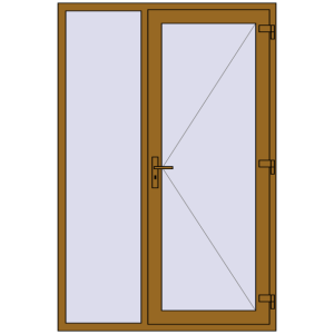 Купити Вхідні двері 1400x2100 мм REHAU SYNEGO