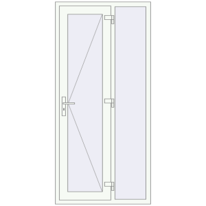 Купити Вхідні двері 1000x2120 мм REHAU Euro-Design 60