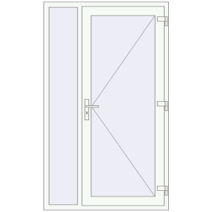 Купити Вхідні двері 1200x2000 мм REHAU Brillant-Design