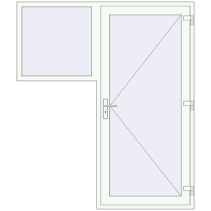 Купити Вхідні двері 1800x2100 мм REHAU Euro-Design 60