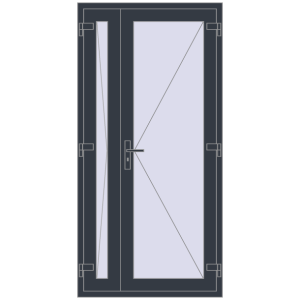 Купити Вхідні двері 1010x2050 мм REHAU Euro-Design 60