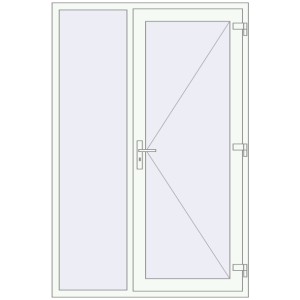 Купити Вхідні двері 1380x2065 мм REHAU Brillant-Design