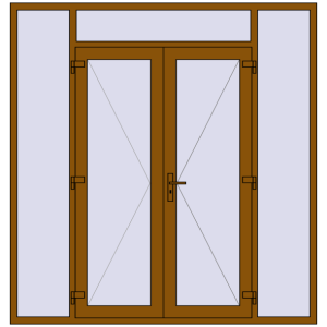 Купити Вхідні двері 2200x2300 мм REHAU SYNEGO