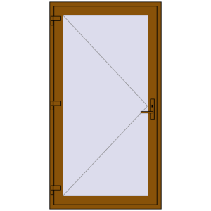 Купити Вхідні двері 1100x2040 мм REHAU Euro-Design 60