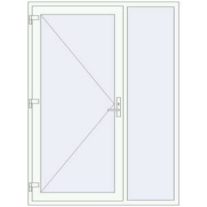 Купити Вхідні двері 1560x2100 мм REHAU SYNEGO