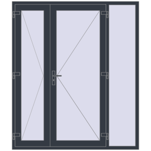 Купити Вхідні двері 1800x2100 мм REHAU Brillant-Design