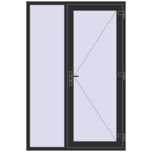 Купити Вхідні двері 1400x2100 мм REHAU Brillant-Design