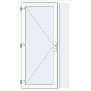 Купити Вхідні двері 1200x2100 мм REHAU Brillant-Design