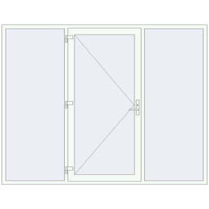 Купити Вхідні двері 2700x2100 мм REHAU Brillant-Design