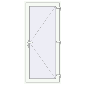 Купити Вхідні двері 900x2000 мм REHAU Euro-Design 60