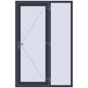 Купити Вхідні двері 1400x2100 мм REHAU Brillant-Design