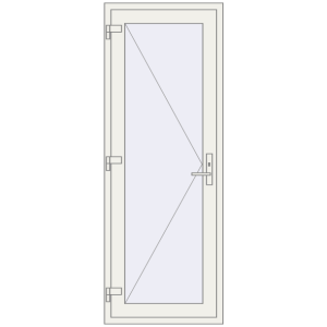 Купити Вхідні двері 760x2050 мм REHAU Euro-Design 60