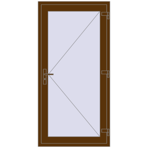 Купити Вхідні двері 900x1900 мм REHAU Euro-Design 60