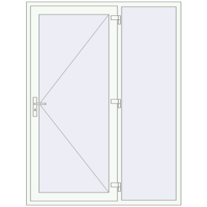 Купити Вхідні двері 1600x2100 мм REHAU Brillant-Design