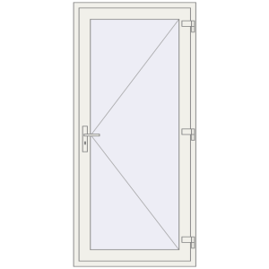 Купити Вхідні двері 950x2050 мм REHAU Euro-Design 60
