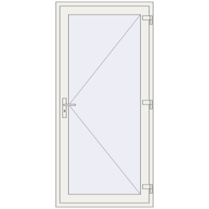 Купити Вхідні двері 1000x2100 мм REHAU Euro-Design 60