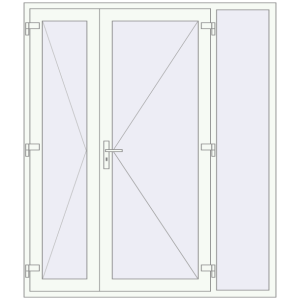 Купити Вхідні двері 1800x2100 мм REHAU Brillant-Design