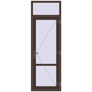 Купити Внутрішні двері 800x2400 мм Altest RAL 8017 Chocolate brown з двох сторін