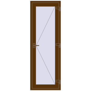 Купити Внутрішні двері 700x2050 мм REHAU Z74/60 WALNUT з двох сторін