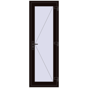 Купити Внутрішні двері 700x2050 мм REHAU Т94/60 BLACK_BROWN з двох сторін