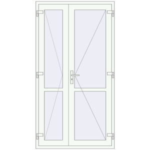 Купити Внутрішні двері 1200x2250 мм Altest RAL 1000 Green beige ззовні