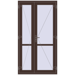 Купити Внутрішні двері 1200x2250 мм Altest RAL 8017 Chocolate brown з двох сторін