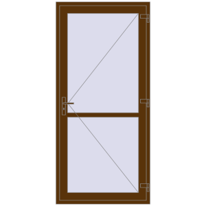 Купити Внутрішні двері 1060x2280 мм REHAU Z74/60 WALNUT з двох сторін