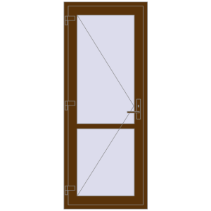 Купити Внутрішні двері 830x2060 мм REHAU Т94/60 WALNUT з двох сторін