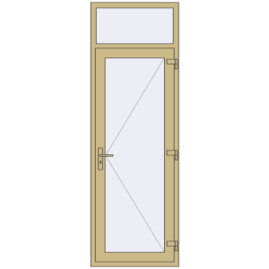 Купити Внутрішні двері 800x2400 мм Altest RAL 1000 Green beige з двох сторін