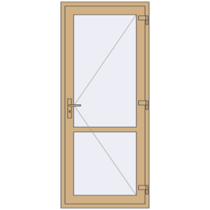 Купити Внутрішні двері 900x2100 мм Altest RAL 1001 Beige з двох сторін