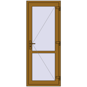 Купити Внутрішні двері 800x2000 мм REHAU Т94/60 LIGHT_OAK з двох сторін