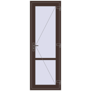 Купити Внутрішні двері 750x2150 мм Altest RAL 8017 Chocolate brown з двох сторін