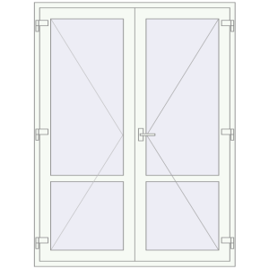 Купити Внутрішні двері 1600x2100 мм Altest RAL 1002 Sand yellow ззовні