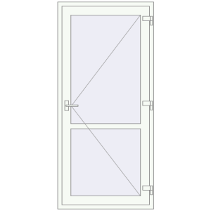 Купити Внутрішні двері 950x2050 мм Altest RAL 1001 Beige ззовні