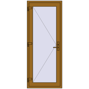 Купити Внутрішні двері 800x2000 мм REHAU Т94/60 LIGHT_OAK з двох сторін