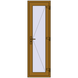 Купити Внутрішні двері 600x2000 мм REHAU Т94/60 LIGHT_OAK з двох сторін