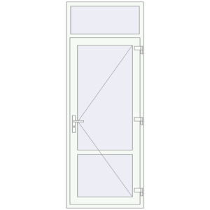 Купити Внутрішні двері 900x2400 мм Altest RAL 8017 Chocolate brown ззовні