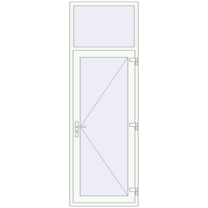 Купити Внутрішні двері 870x2600 мм Altest RAL 1002 Sand yellow ззовні