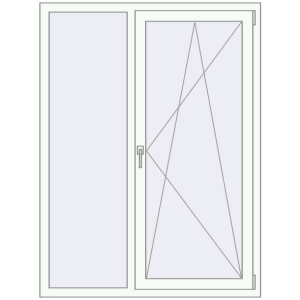 Купити Вікна 1200x1600 мм REHAU SYNEGO MD Білий (RAL 9016) з двох сторін