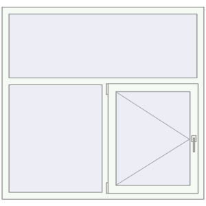 Купити Вікна 1460x1390 мм REHAU Euro 70