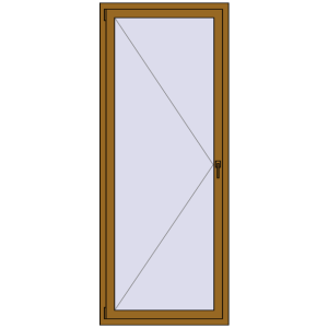 Купити Вікна 880x2200 мм REHAU Euro 60 LIGHT_OAK з двох сторін
