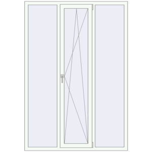 Купити Вікна 1480x2140 мм REHAU Euro 60 Білий (RAL 9016) з двох сторін