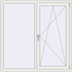 Купити Вікна 1400x1400 мм REHAU Euro 70
