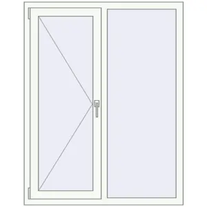 Купити Вікна 1120x1430 мм REHAU Euro 70 Білий (RAL 9016) з двох сторін